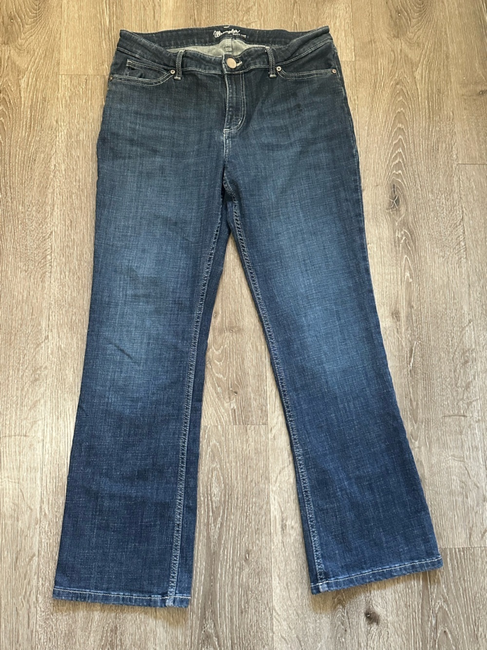 Wrangler Blue Wide Leg Denim Jeans size 11x30